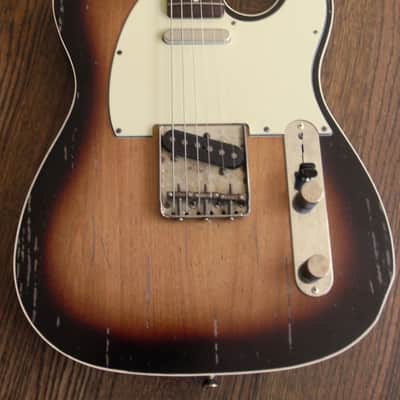 MJT 1962 Telecaster Custom Reissue Aged Relic 62 Tele Nash Fender Bridge image 8