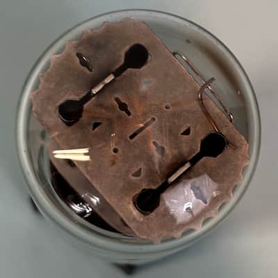 1963 RCA 5R4GYB Vintage Brown Base Black Plate Side D Getter Rectifier Tube!T476 image 5