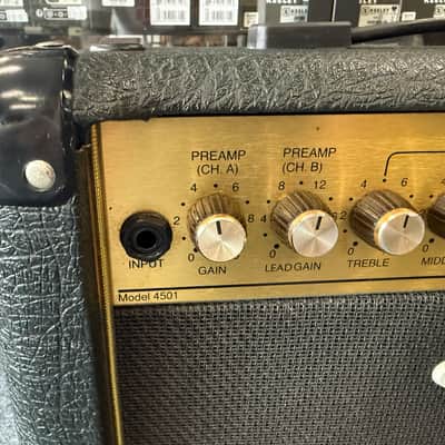 Marshall JCM 900 Model 4501 50-Watt Hi Gain Dual Reverb 1x12 Combo Amp -1996 - w/ft sw image 4