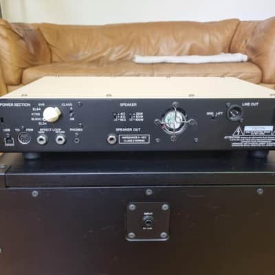 Yamaha THR100H 100-Watt Digital Modeling Guitar Amp Head / THRC112 Cabinet 2015-2020 - Tan / Black Control Panel image 2