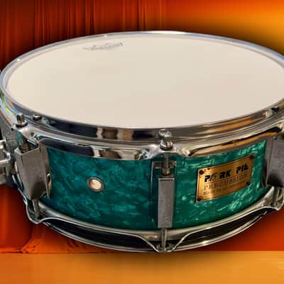 ๐๐ฅPork Pie 4.5"x13" 8-lug Snare, Emerald Pearl (1998) image 4