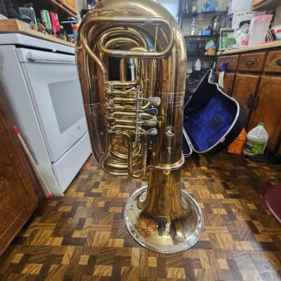 CERVENY Te-1b4r 4 rotary valve tuba image 3