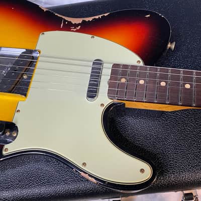 Fender '63 Relic Limited Edition Telecaster - Handwound PU's - Custom Shop - Authorized Dealer - Sunburst 7.25lbs - G05514 image 2