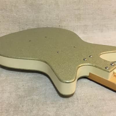 Danelectro Left Hand Lefty DC-2 Bass 1999 Korea Silver Sparkle image 19
