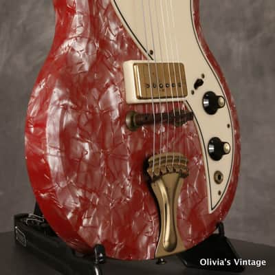Supro Belmont  1959 Maroon Pearloid image 10