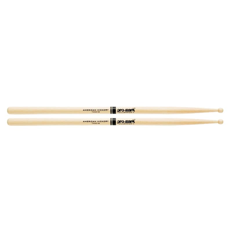ProMark Hickory SD1 Wood Tip Drum Stick image 1