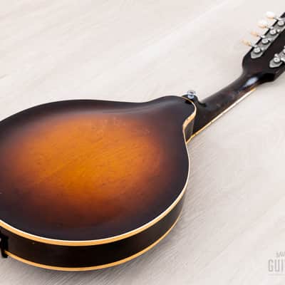 1948 Gibson EM-150 Vintage A-Style Electric Mandolin Sunburst w/ P-90, Case image 14