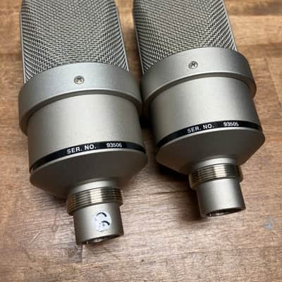 Neumann TLM 103 Large Diaphragm Cardioid Condenser Microphone Stereo Pair 1997 - Present - Nickel image 1