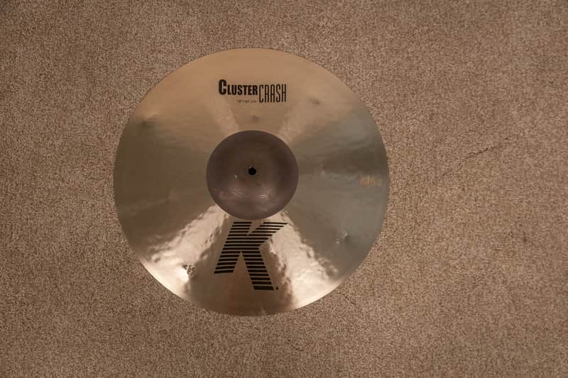 Zildjian 18" K Cluster Crash Cymbal 1312g image 1