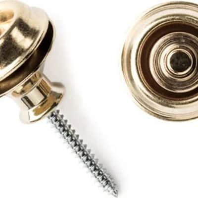 Dunlop Brass finish Dual Straplock image 2