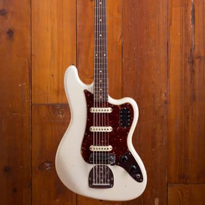 Fender Bass VI Custom Shop Journeyman Relic 2018 - Olympic White image 2
