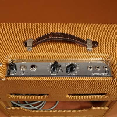1961 Fender Harvard Amp Tweed 5F10 - Narrow Panel image 5
