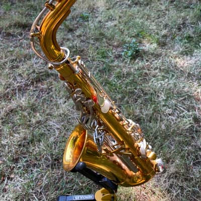 King 660 Alto Saxophone (USA) – Player‑Grade, Needs Setup – Original Hardshell Case + Soft Case + Stand image 1