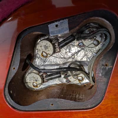 1981 Greco Super Real EGF1200 – 4,0 Kg, Dry Z PAFs, Cherry Sunburst Nitro, Japan, MIJ, FujiGen image 9