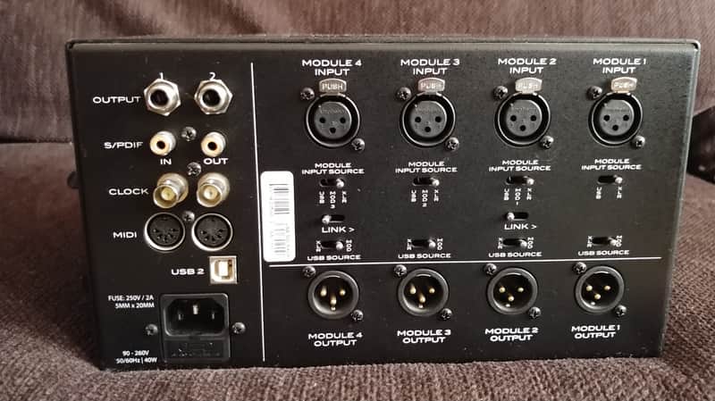 Aphex USB 500 Rack 4-Slot Powered 500 Series Frame with USB Interface image 2