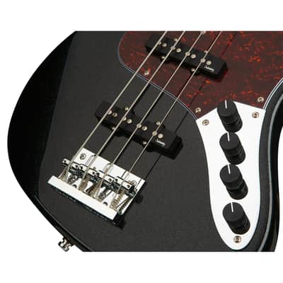 Sadowsky MetroExpress 21-Fret Vintage J/J 4-String Bass, Maple, Solid Black image 4