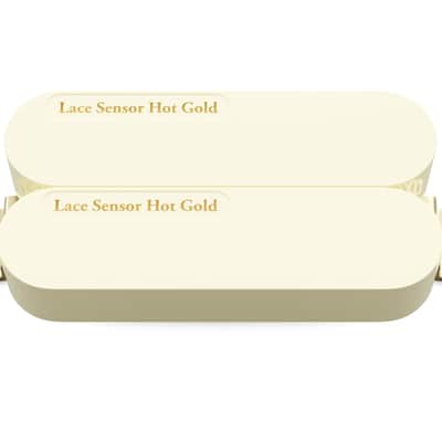 LACE Sensor Hot Gold Dually Humbucker (26.4k) - Cream image 2