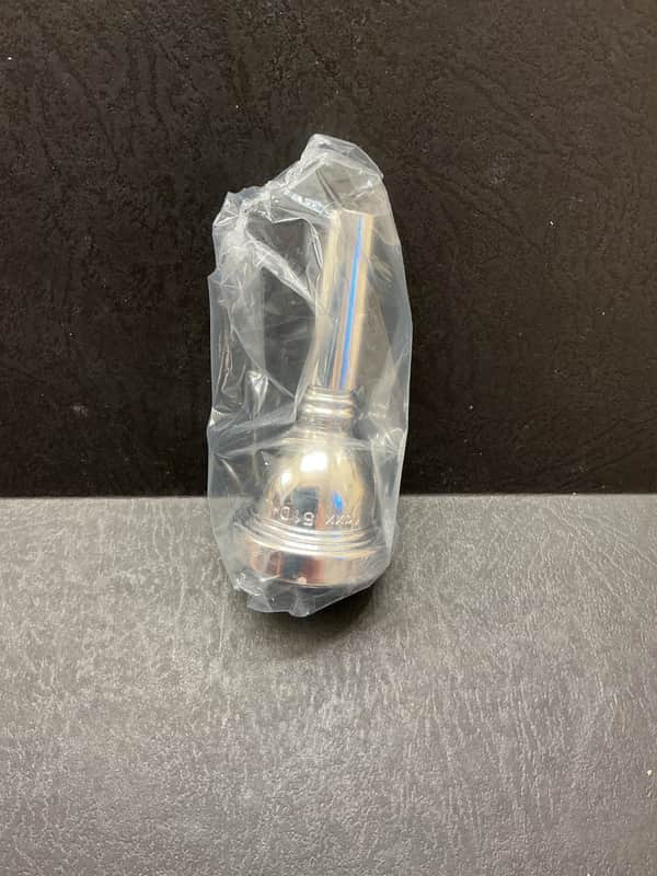 FAXX 51D Large Shank Trombone/Euphonium Mouthpiece - Silver Plate image 1