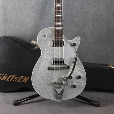 Gretsch G6129T Duo Jet - Silver Sparkle - TV Jones Bridge Pickup - 2nd Hand image 3