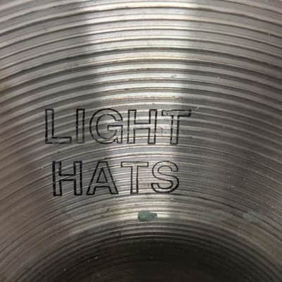 Sabian 14" AA Regular/Light Hi-Hat Cymbals (Pair) 1982 - 1984 - Natural image 12