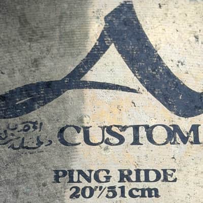 Zildjian 20" A Custom Ping Ride Cymbal - 2796g image 7