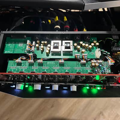*Cinemag*Mod* Black Lion Audio PM-8 MKII Passive Summing Mixer 2010s - Red and Black image 2