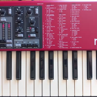 Nord C2 Dual 61-Key Manual Combo Organ 2009 - 2013 - Red image 6