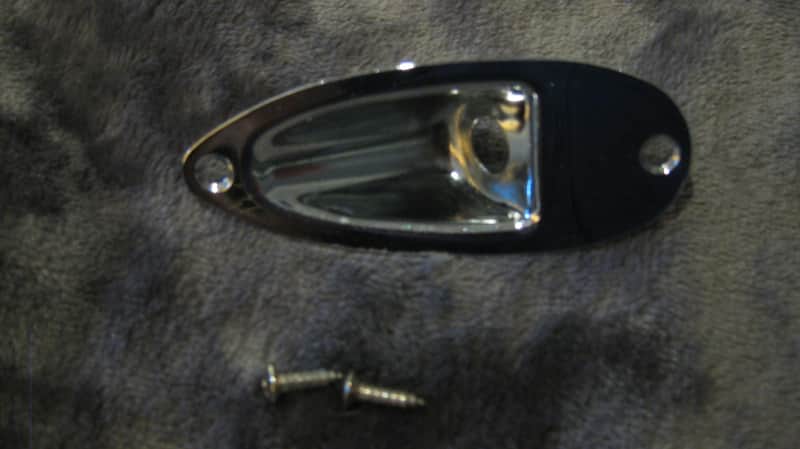 Squier 20th Anniversary Output Jack Boat Style Chrome image 1