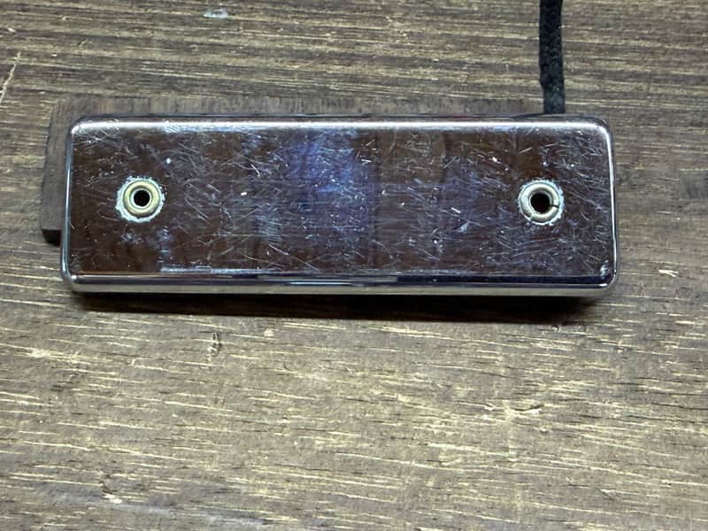 Harmony Hershey Bar Pickup 60s - Chrome Stratotone image 1