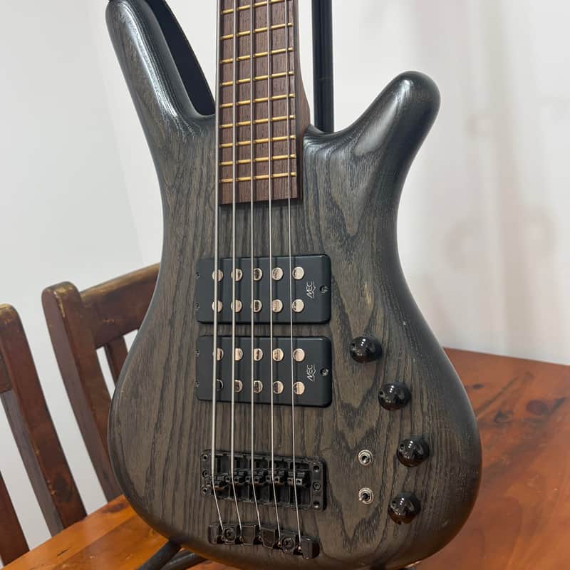 2006 Warwick German Corvette $$ 5-String Bass Nirvana Black Oil