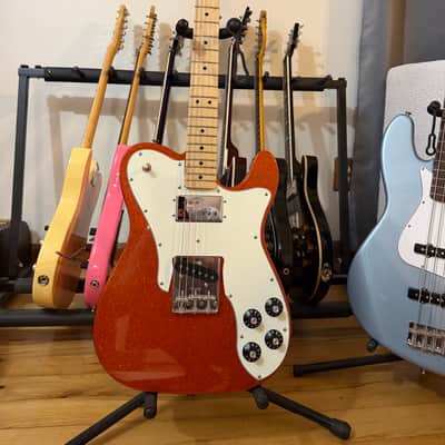 Fender Limited Edition '72 Telecaster Custom (Pre-Vintera) with Maple Fretboard 2018 - Orange Sparkle image 1