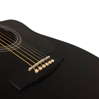 Berkeley ELEMENTARY-EQ-BKS Concert Cutaway Acoustic-Electric Guitar image 4