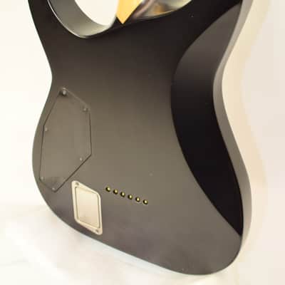 ESP E-II MI M-I Thru NT Electric Guitar, Black Satin w/ Case Bild 12