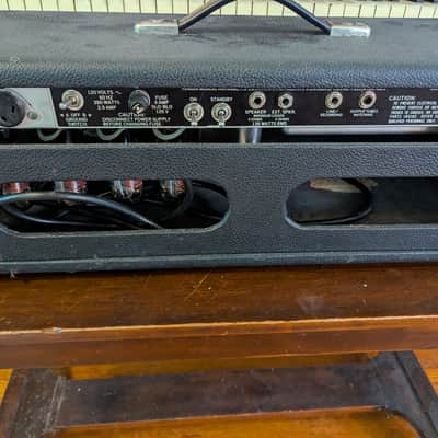 Fender Bassman 135 2-Channel 135-Watt Guitar Amp Head 1977 - 1980 - Silverface image 5