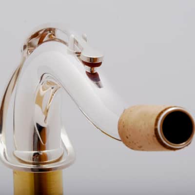 Yamaha TE1 Silver Plated Custom E1 Tenor Saxophone Neck W/GoldLacquer Option image 15