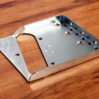 Fender Telecaster Vintage Style Bridge Plate w/ Notched Flange image 2