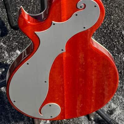 2014 Teye Coyote Single Cut Electric Guitar Orange Flame Maple Les Paul image 5