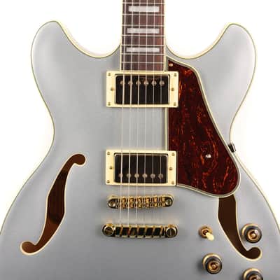 Ibanez AS73G AS Artcore Moonstone Silver Flat image 4