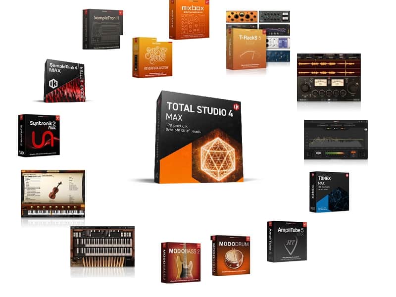 IKM Total Studio 4 Max License Transfer (Amplitube, ToneX, T-Racks, Mix Box, Modo Bass + Drum, Lurssen Mastering Console, etc) image 1