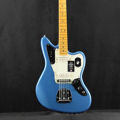 Fender American Professional Classic Jaguar Faded Lake Placid Blue Maple Fingerboard image 2