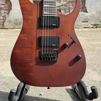 Ibanez GRG121DXWNF Electric Guitar Walnut Flat image 1