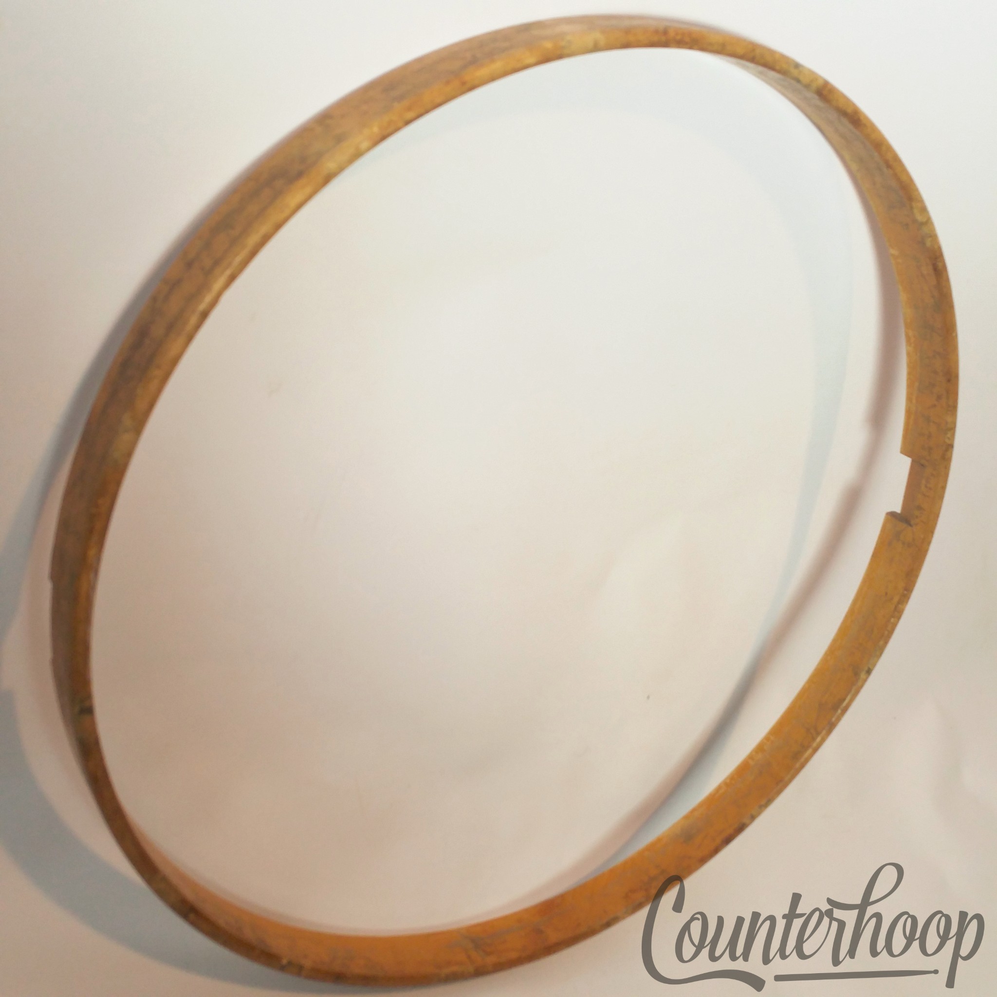 Ludwig 14"1Ply Solid Natural Maple Wood Hoop/Rim Snare Drum Resonant Vintage10s — main photograph