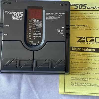 Zoom 505 Guitar Multi Effect Pedal 1996 - 2000 image 1