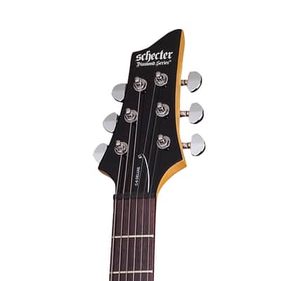 Schecter C-6 Plus Electric Guitar, See Thru Cherry Burst image 3