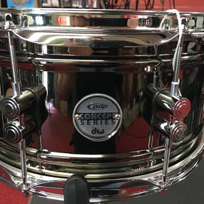 PDP PDSN6513BNCR 6.5X13 Black Nickel Over Steel Snare Drum