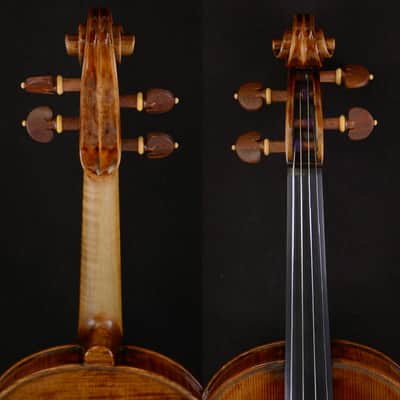 Fine Violin Stradivari 1716 Messiah Violin 1-PC Back No.W040 image 3