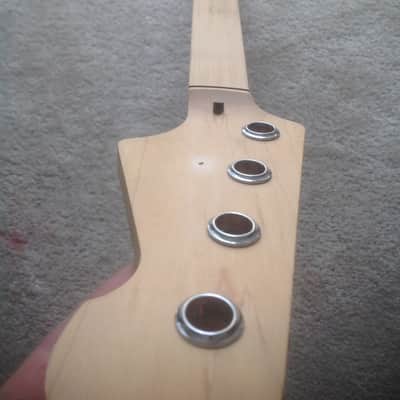 Usa Custom Jazz Bass neck fretless maple Unfinished image 2