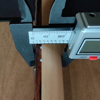 Strat style paddle headstock guitar neck image 9