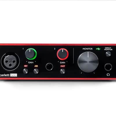 Focusrite Scarlett Solo (3rd Gen) - Brand New image 4