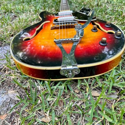 1960s Univox Custom Hollowbody image 11